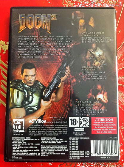 Doom 3 – PC CD-ROM – Version Complète – Sans Clé d’Installation