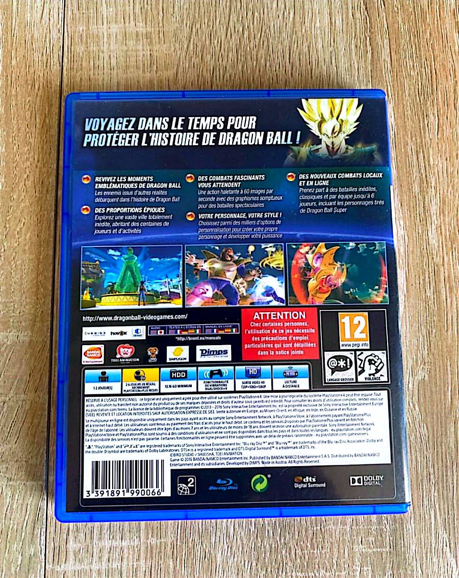 Jeu vidéo PS4 : dragon ball xenoverse 2 ps4