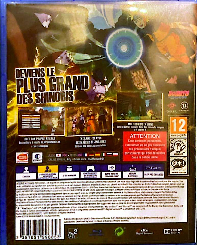 Jeu vidéo PS4 : Naruto à Boruto Shinobi Striker gameplay PS4