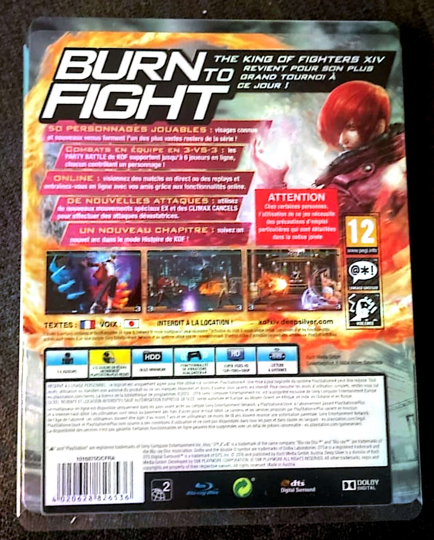 Jeu vidéo PS4 : le roi des combattants XIV