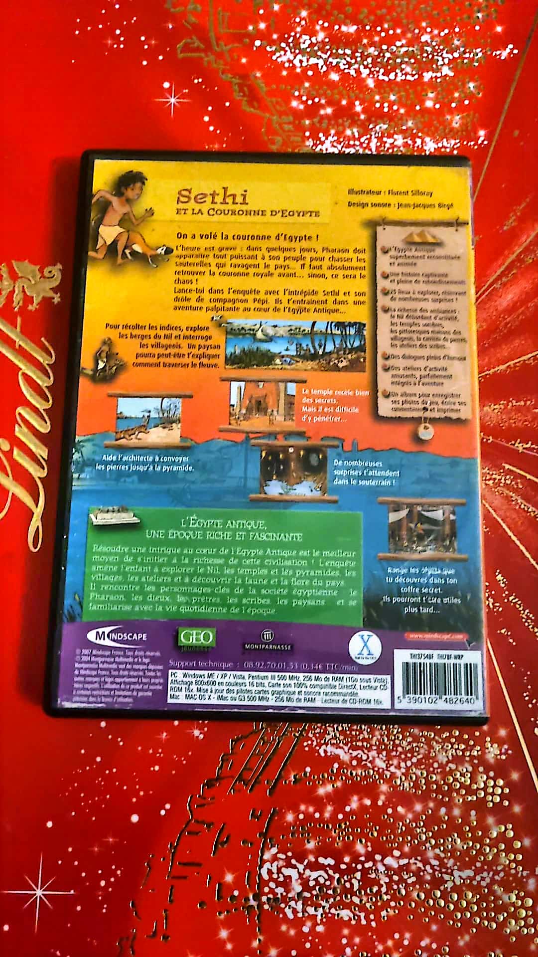 Jeu vidéo PC : mac:6-10ans sethi et la couronne d’Égypte