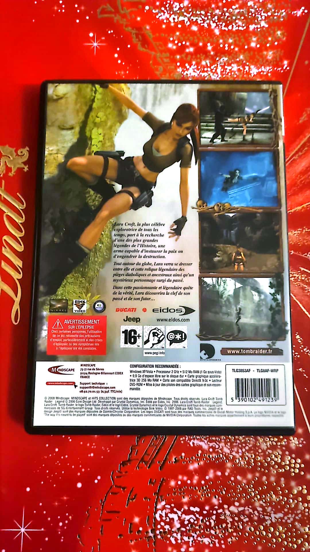 Jeu vidéo PC : hits collection Lara Croft Tomb Raider Legend