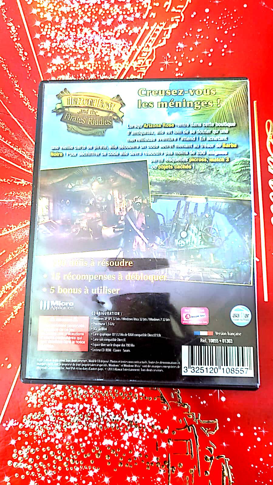 jeu pc Arizona rose and the pirates riddles retrouvez le tresor de barbe noire vendu en bon etat par blaspo