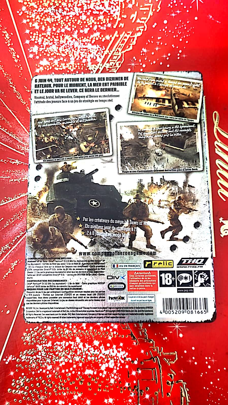 jeu pc company of heroes vendu en bon etat par blaspo