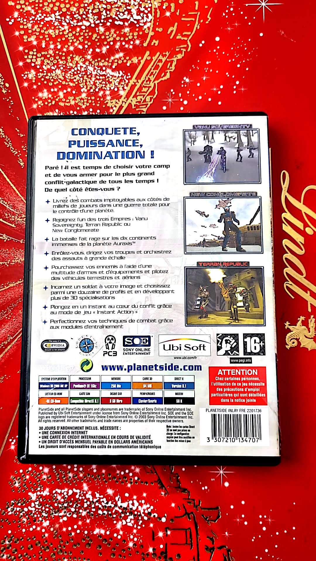 jeu pc planetside vendu en bon etat par blaspo