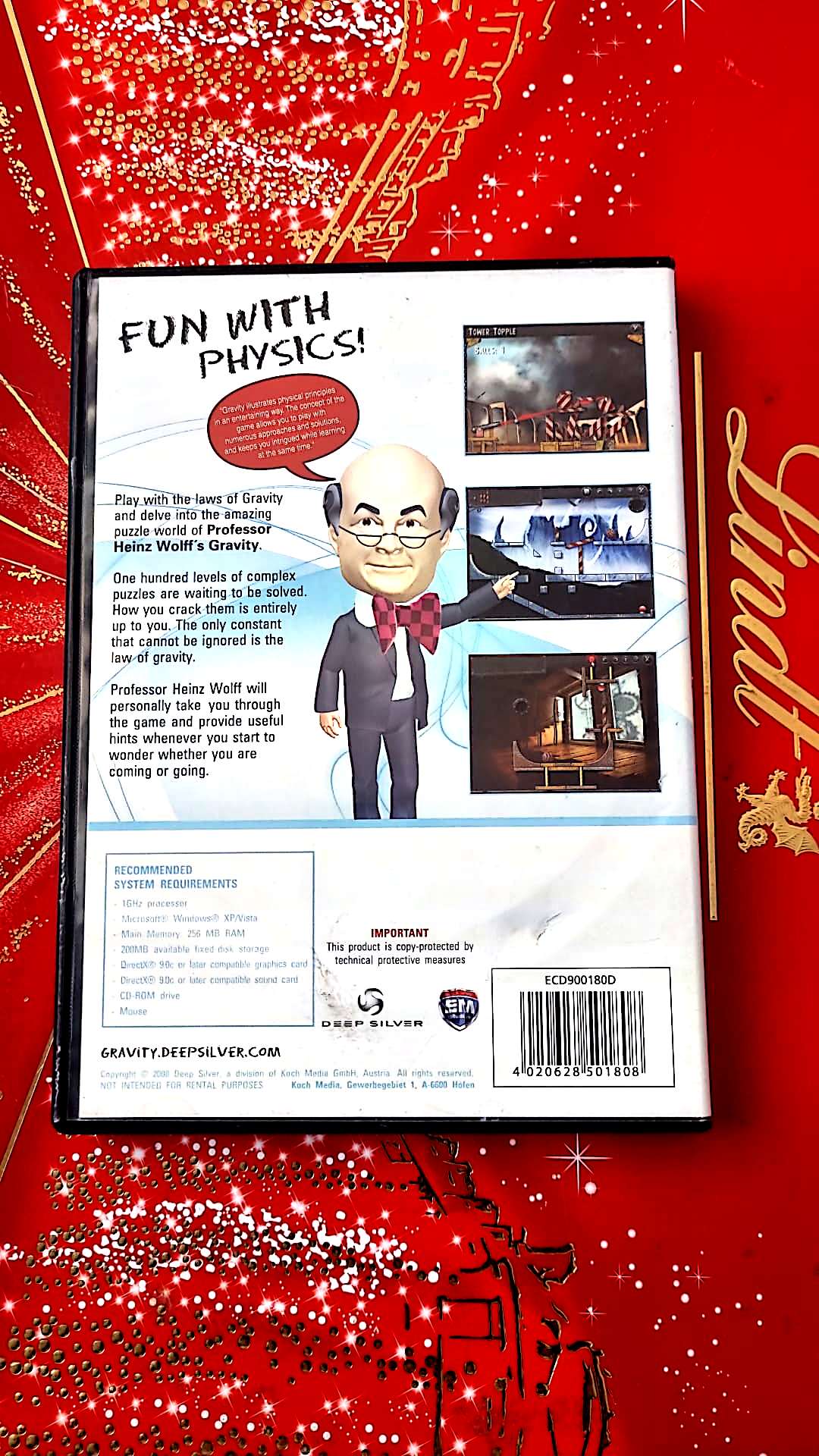 jeu pc professor heinz wolf's gravity vendu en bon etat par blaspo