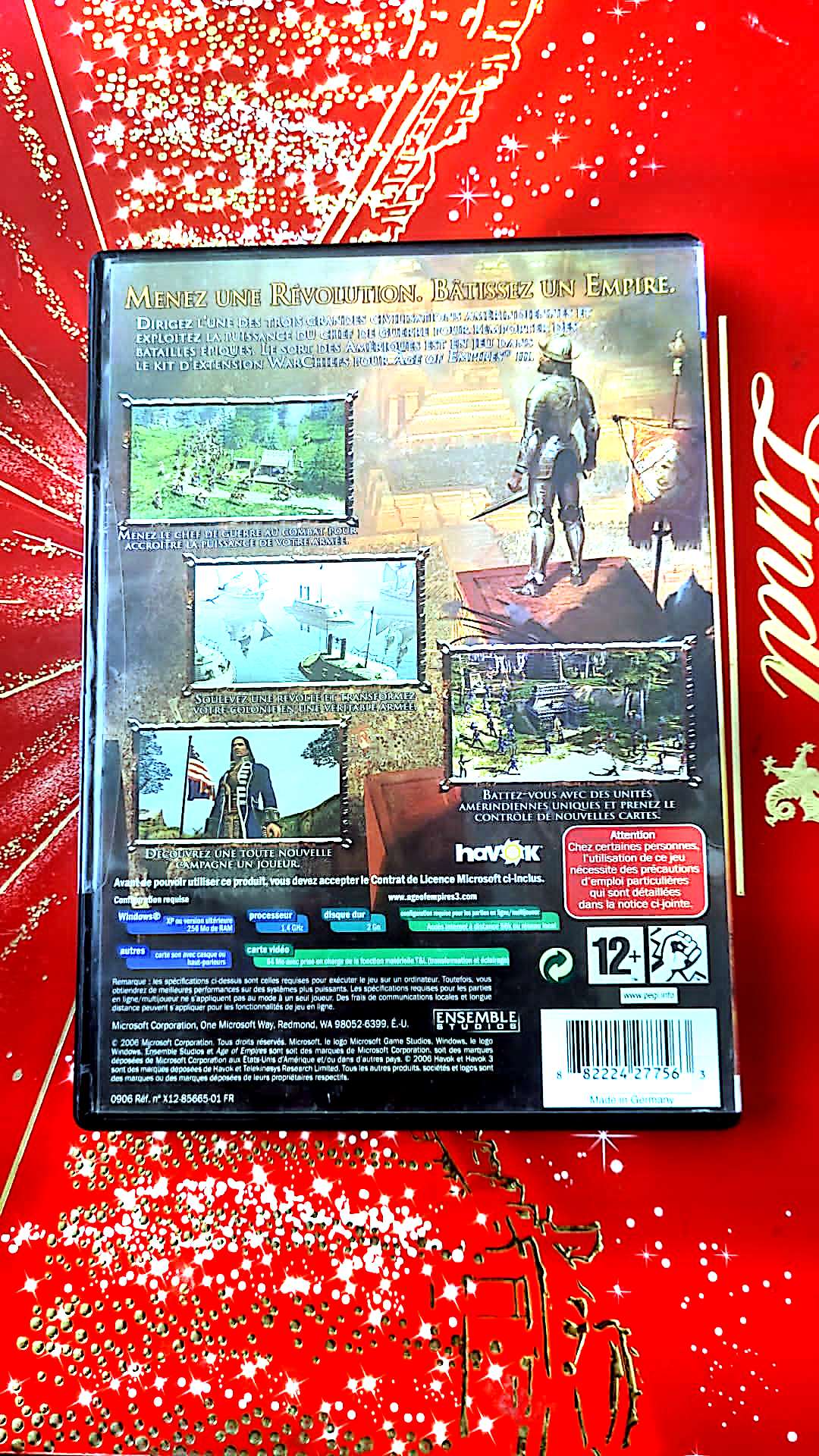 jeu pc ages of empires the warchiefs III vendu en bon etat par blaspo