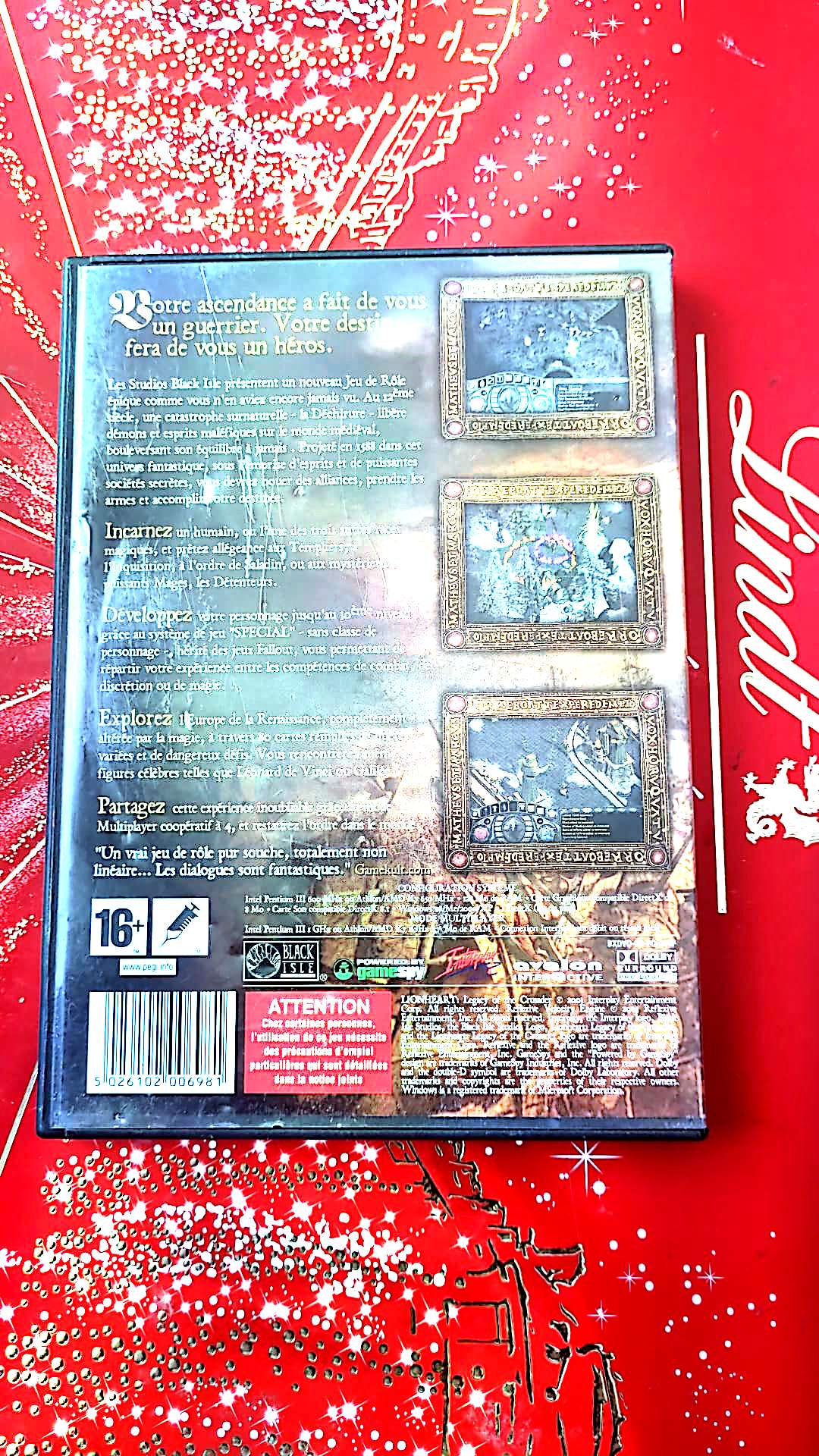 jeu pc lionheart legacy of the crusader vendu en bon etat par blaspo