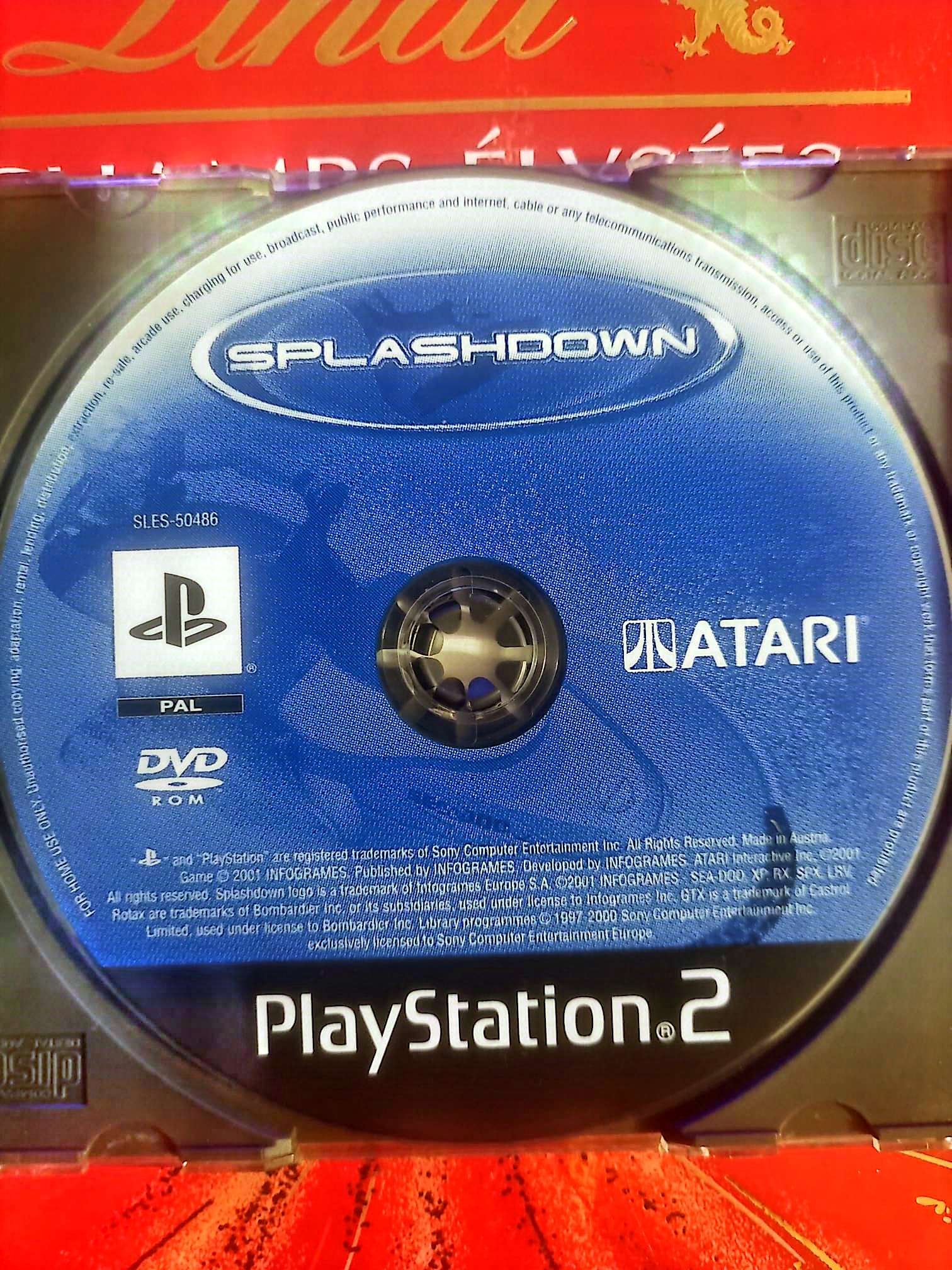 Splashdown – Jeu PS2 – CD seul – Sans boîtier – Version PAL – Atari jeu ps2