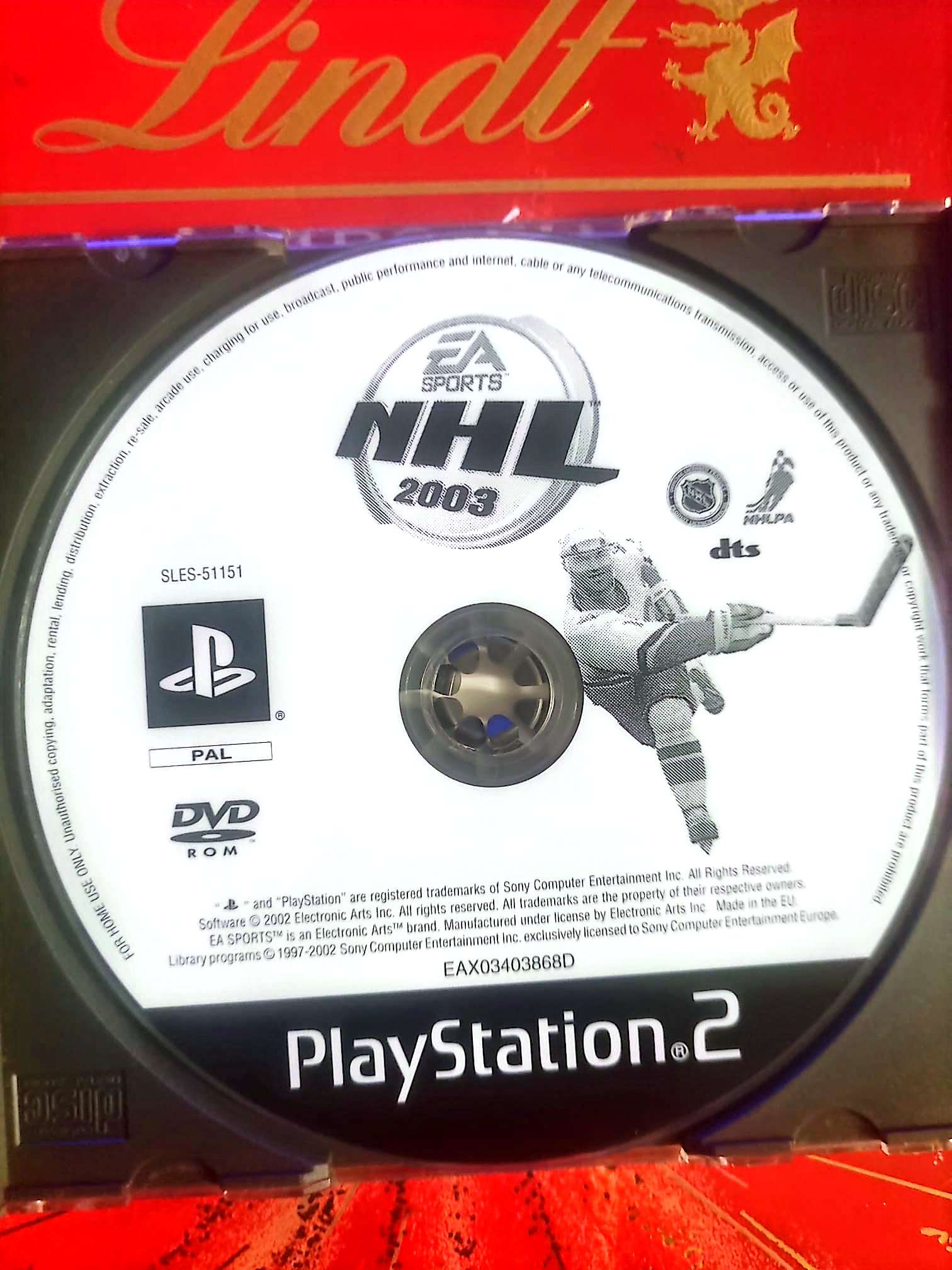 NHL 2003 – Jeu PS2 – CD seul – Sans boîtier – Version PAL – EA Sports jeu ps2