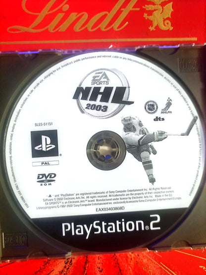 NHL 2003 – Jeu PS2 – CD seul – Sans boîtier – Version PAL – EA Sports jeu ps2