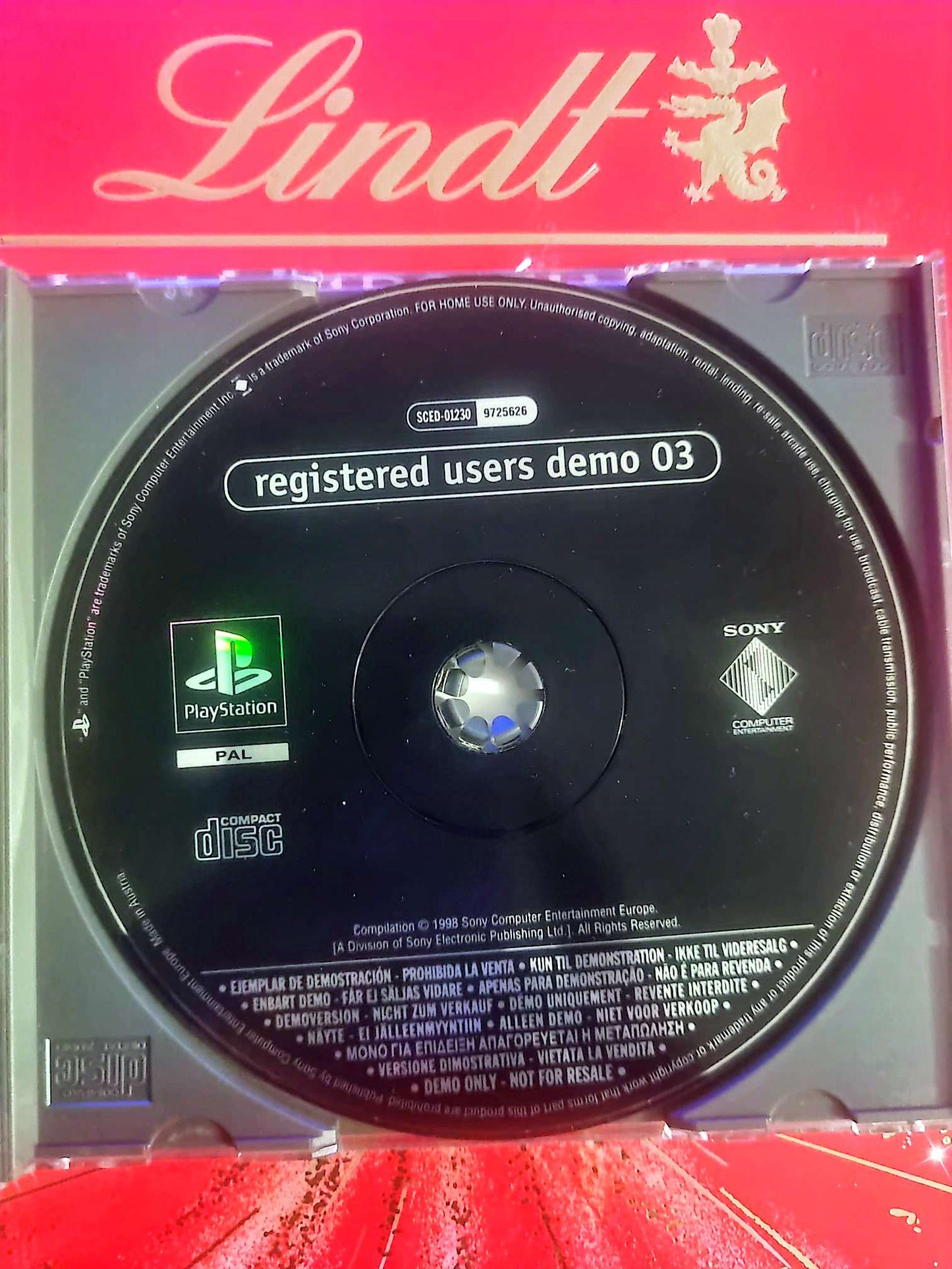Registered Users Demo 03 – PS1 – CD démo seul – Sans boîtier – Version PAL jeu ps1