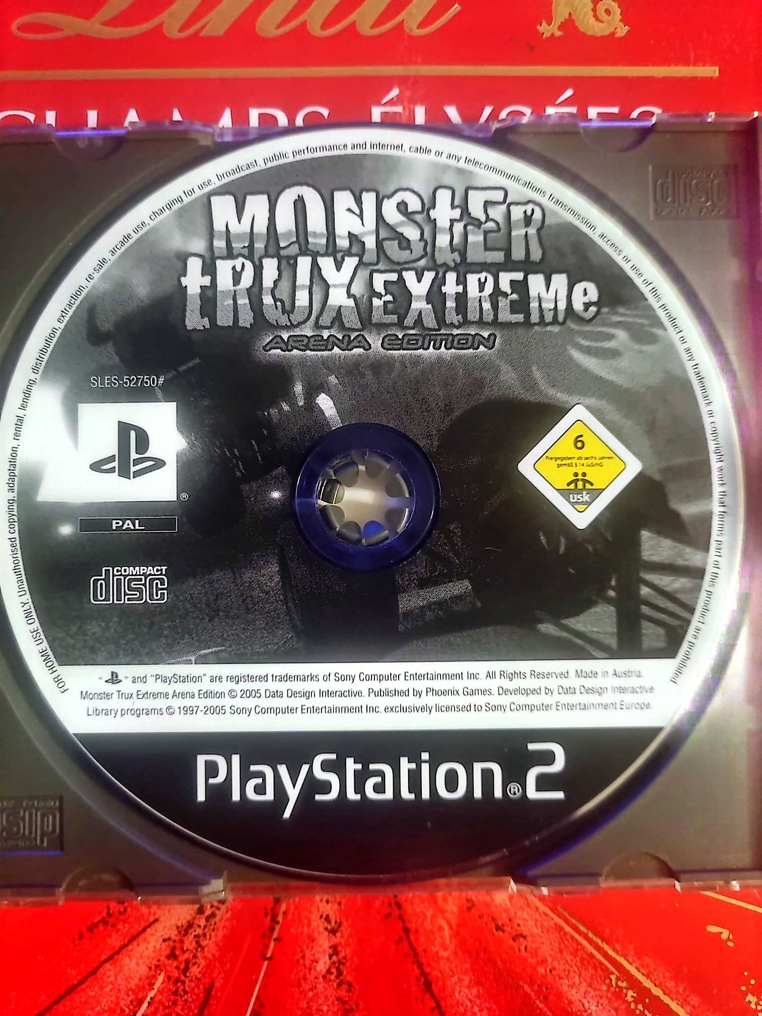 Monster Trux Extreme Arena Edition – Jeu PS2 – CD seul – Sans boîtier – Version PAL jeu ps2