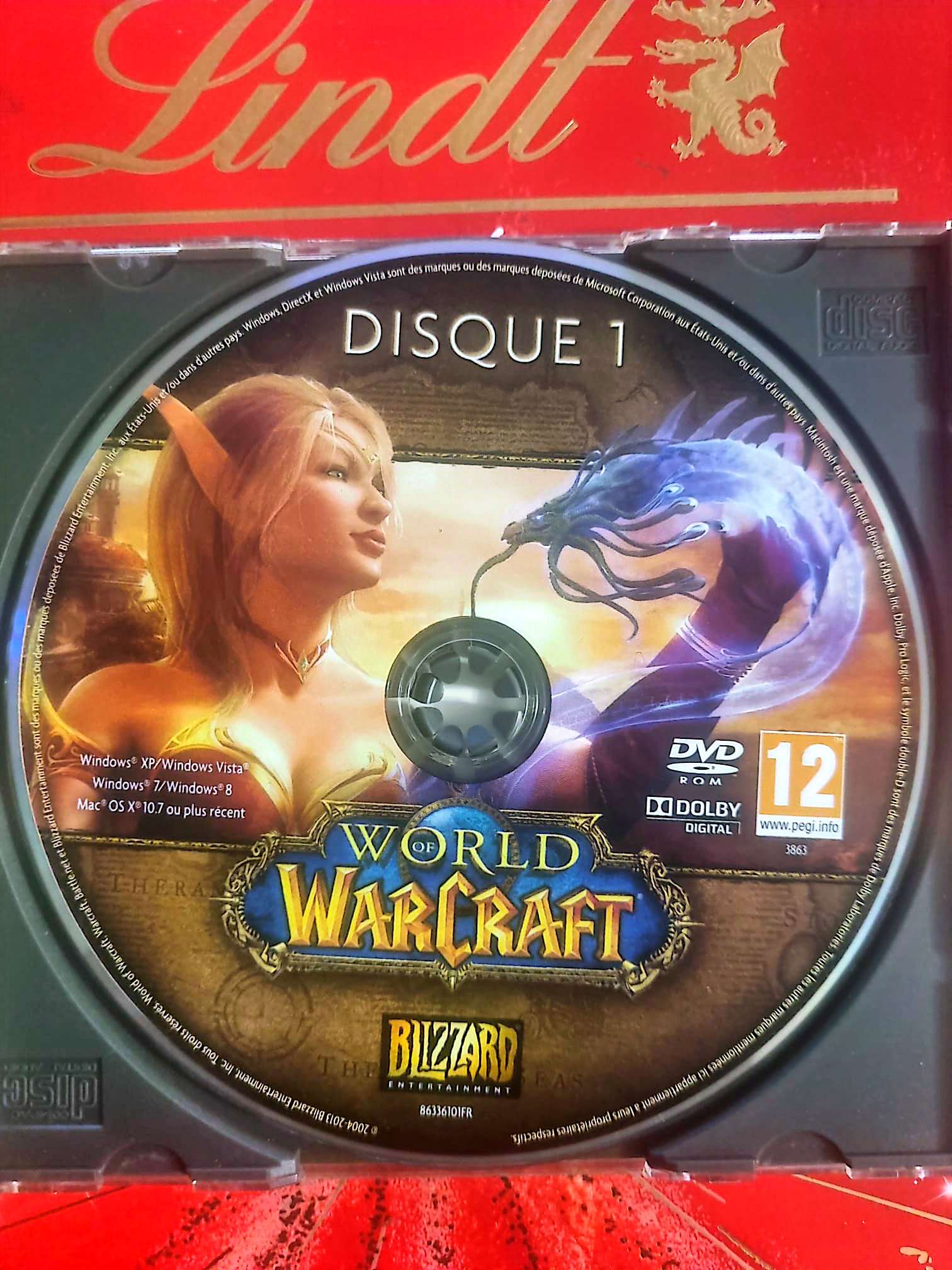 World of Warcraft – Jeu PC – CD 1 seul – Sans boîtier – Version européenne jeu pc