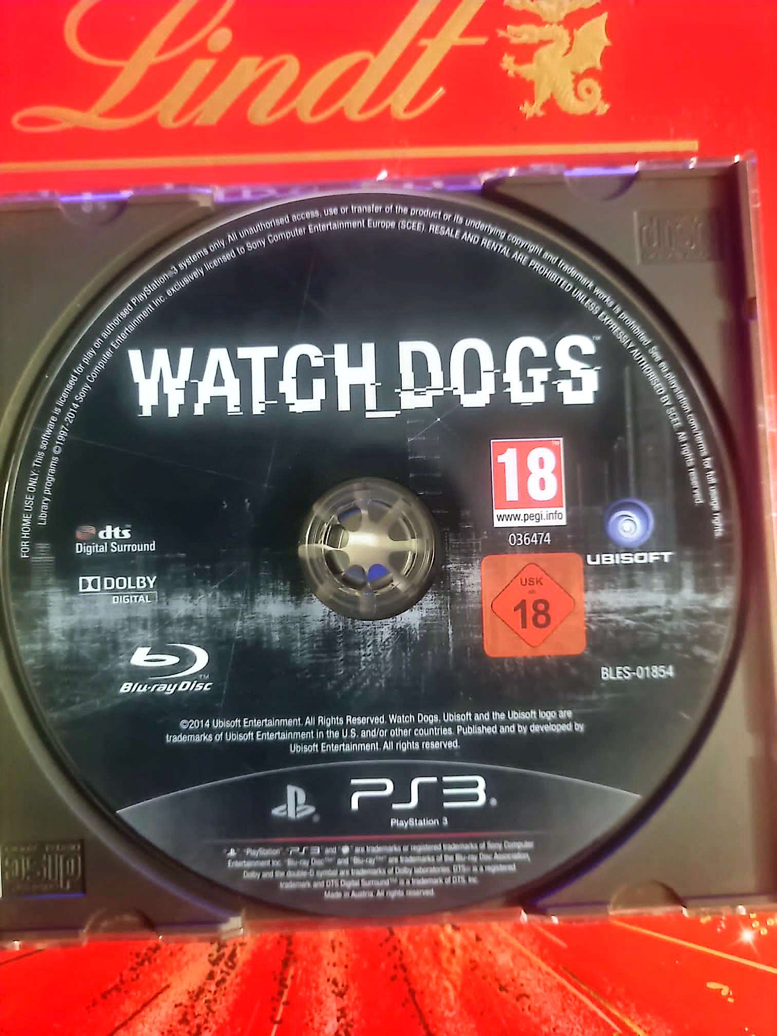 Watch Dogs – Jeu PS3 – CD seul – Sans boîtier – Version PAL – Action Aventure jeu ps3