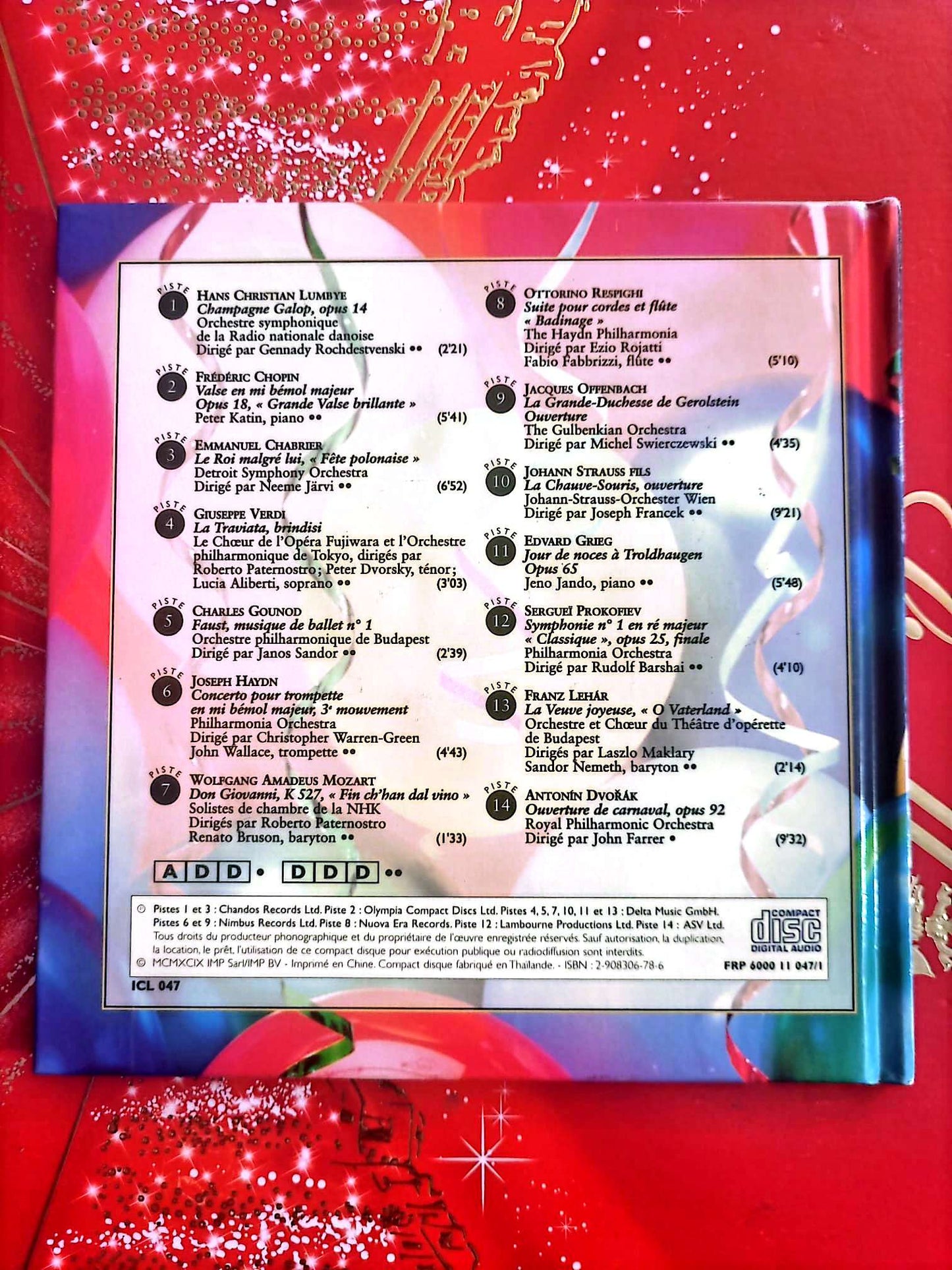 Instants Classiques – Sur un air de fête – Musique classique – Livre + CD Audio inclus cd livre