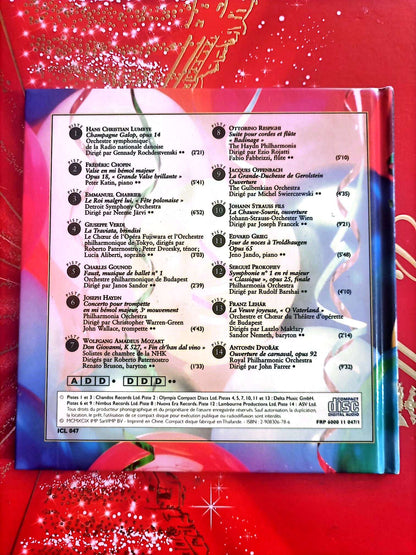 Instants Classiques – Sur un air de fête – Musique classique – Livre + CD Audio inclus cd livre