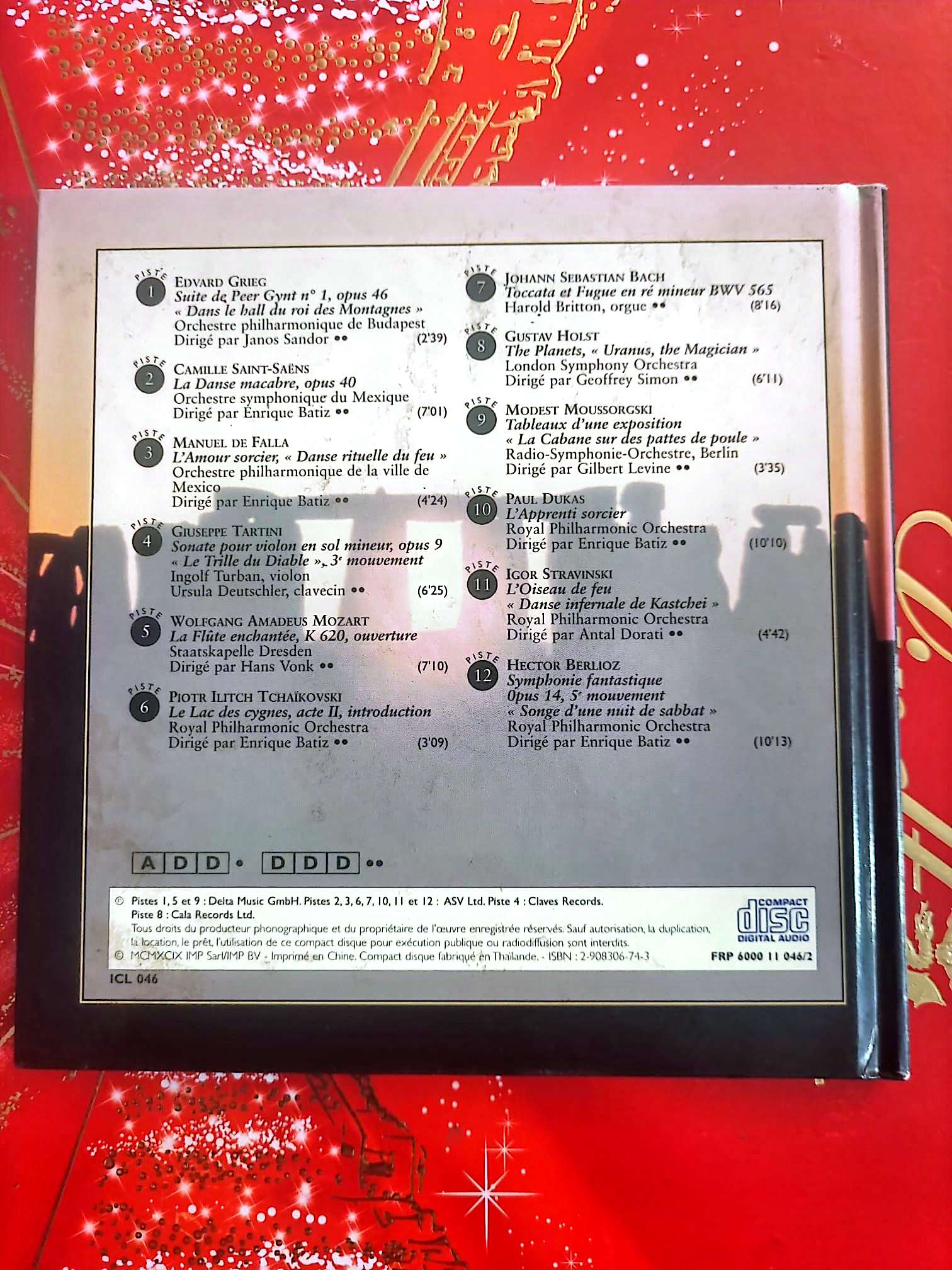 Instants Classiques – Mythes et légendes – Musique classique – Livre + CD Audio inclus cd livre