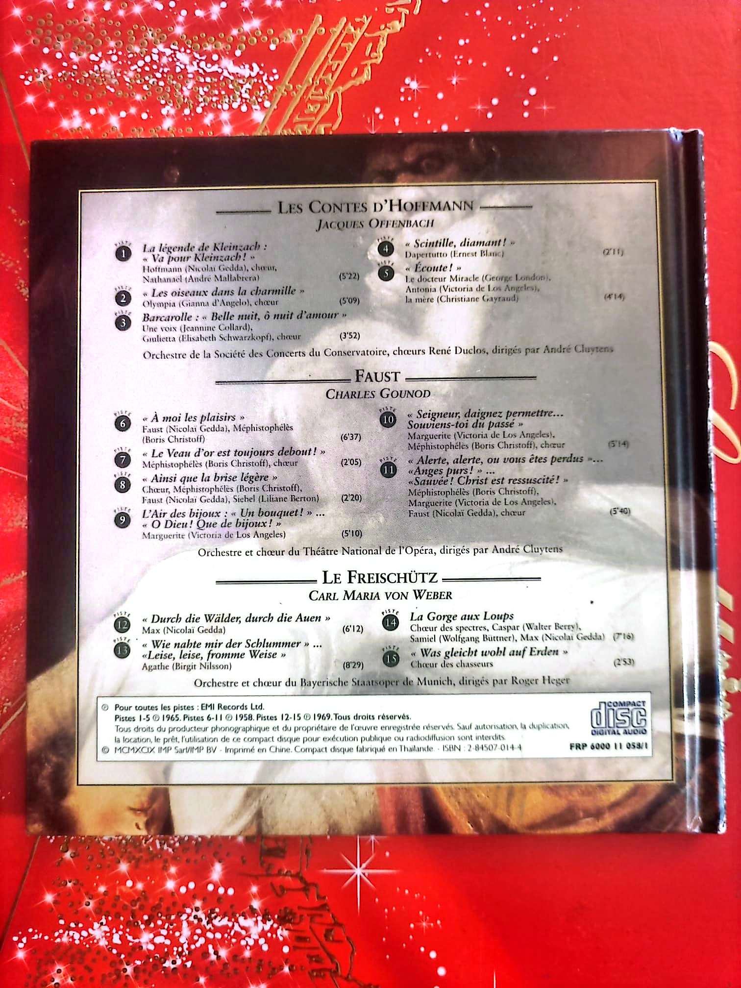 Instants Classiques – L’Empire des ténèbres – Opéra – Livre + CD Audio inclus cd livre