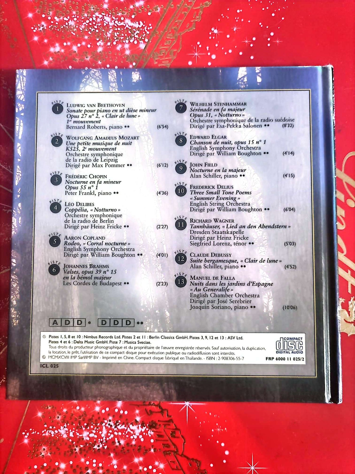 Instants Classiques – À la tombée du jour – Musique classique – Livre + CD audio inclus cd livre