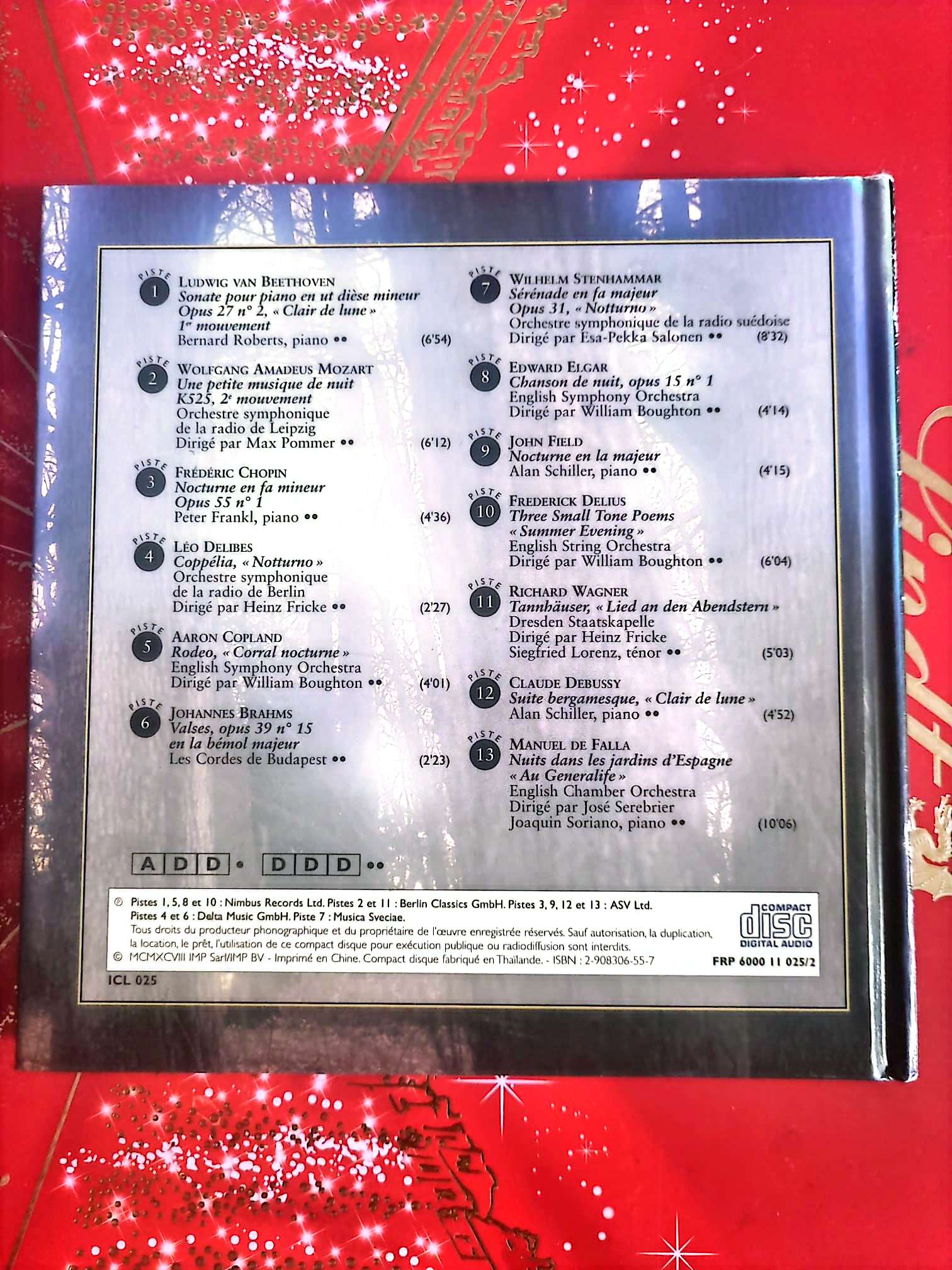 Instants Classiques – À la tombée du jour – Musique classique – Livre + CD audio inclus cd livre