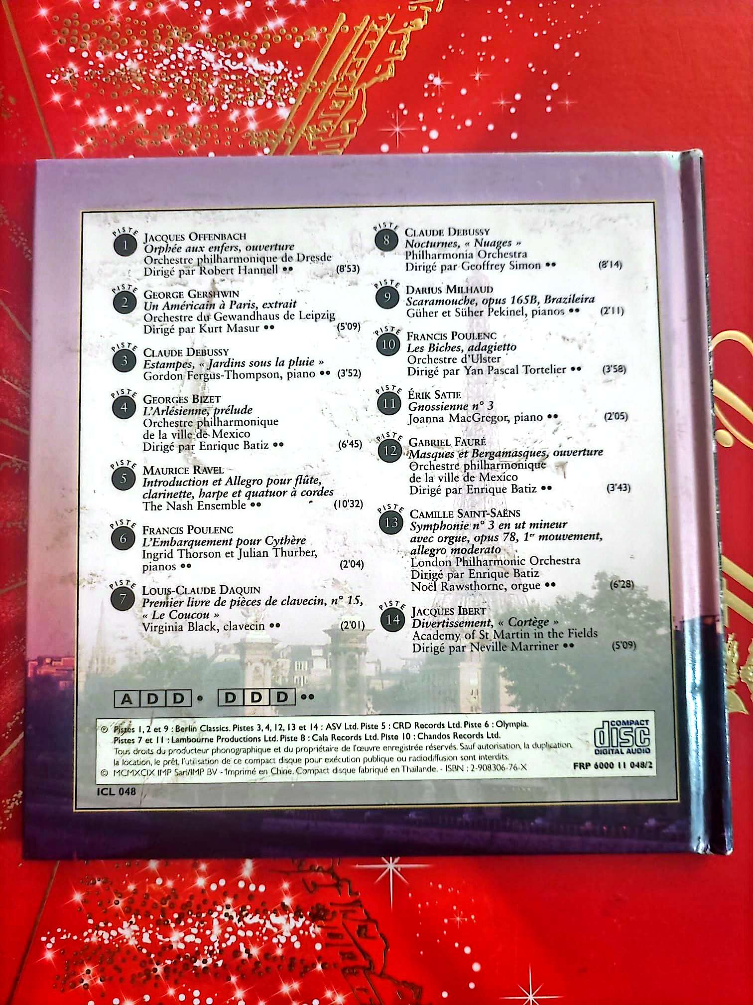 Instants Classiques – Charme à la française – Musique classique – Livre + CD Audio inclus cd livre