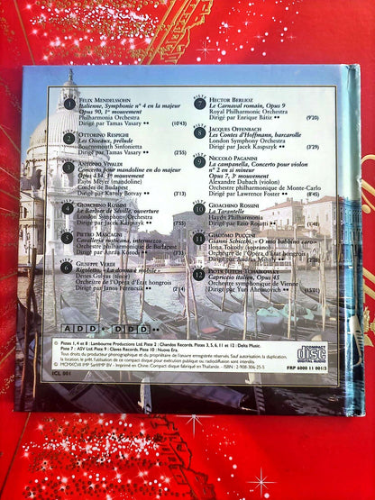 Instants Classiques – Magie de l’Italie – Musique classique – Livre + CD Audio inclus cd livre