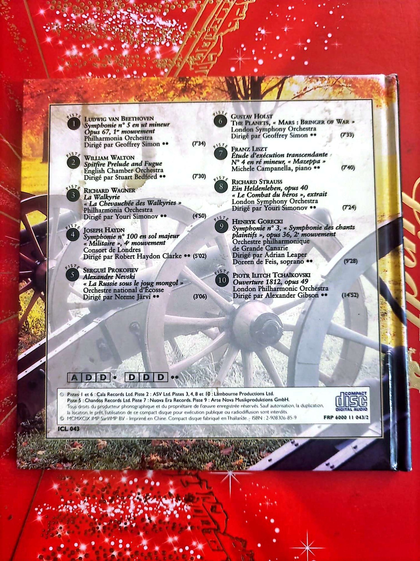Instants Classiques – Rumeurs de guerre – Musique classique – Livre + CD Audio inclus cd livre