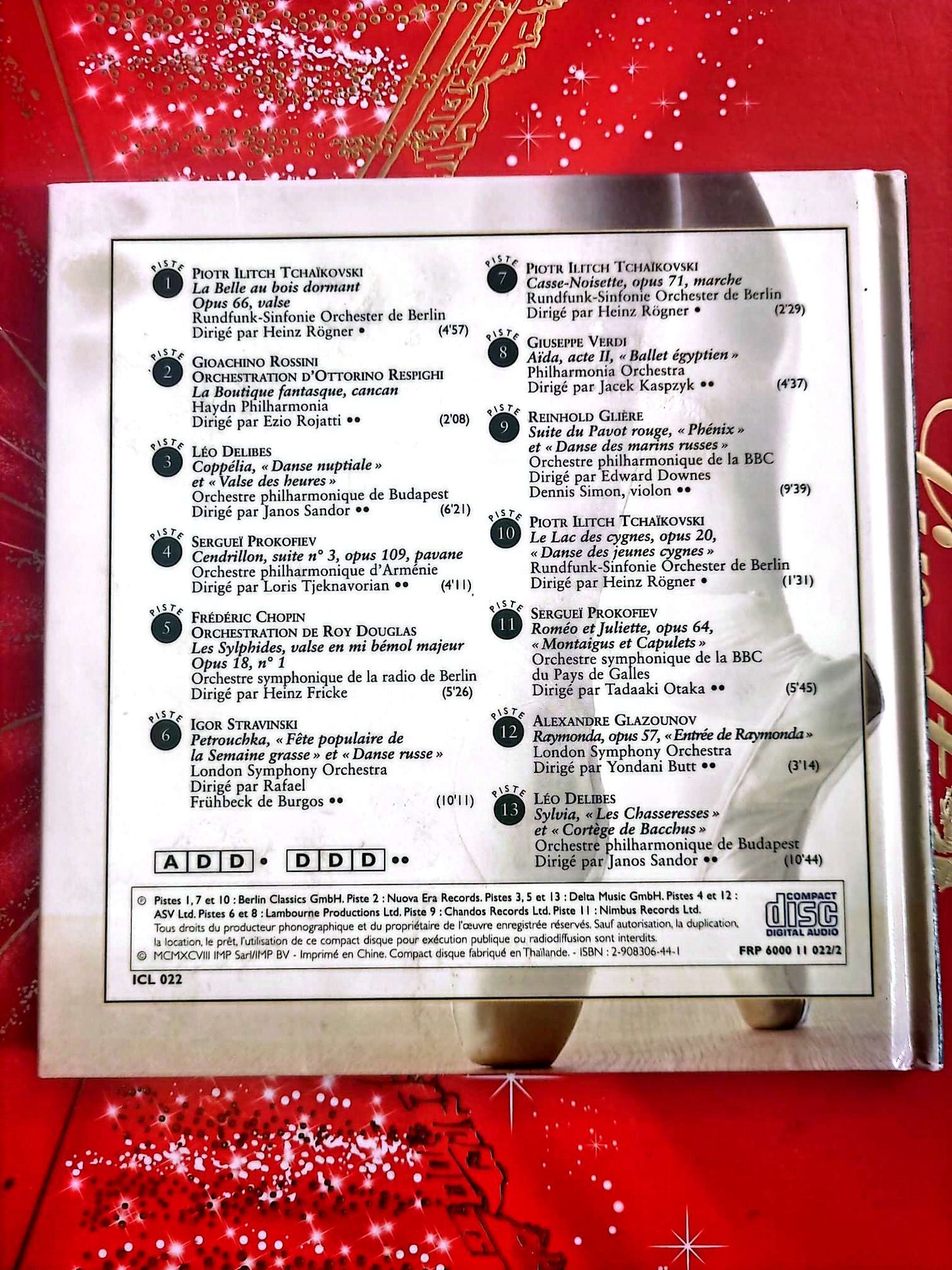 Instants Classiques – Une soirée au ballet – Musique Classique – Livre + CD Audio inclus – Compilation Ballet cd livre