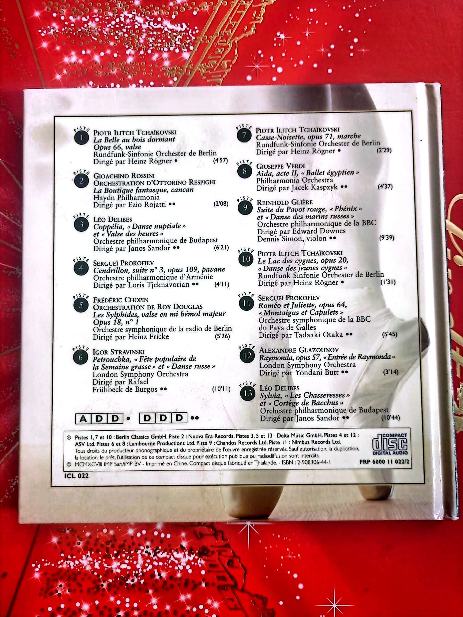 Instants Classiques – Une soirée au ballet – Musique Classique – Livre + CD Audio inclus – Compilation Ballet cd livre