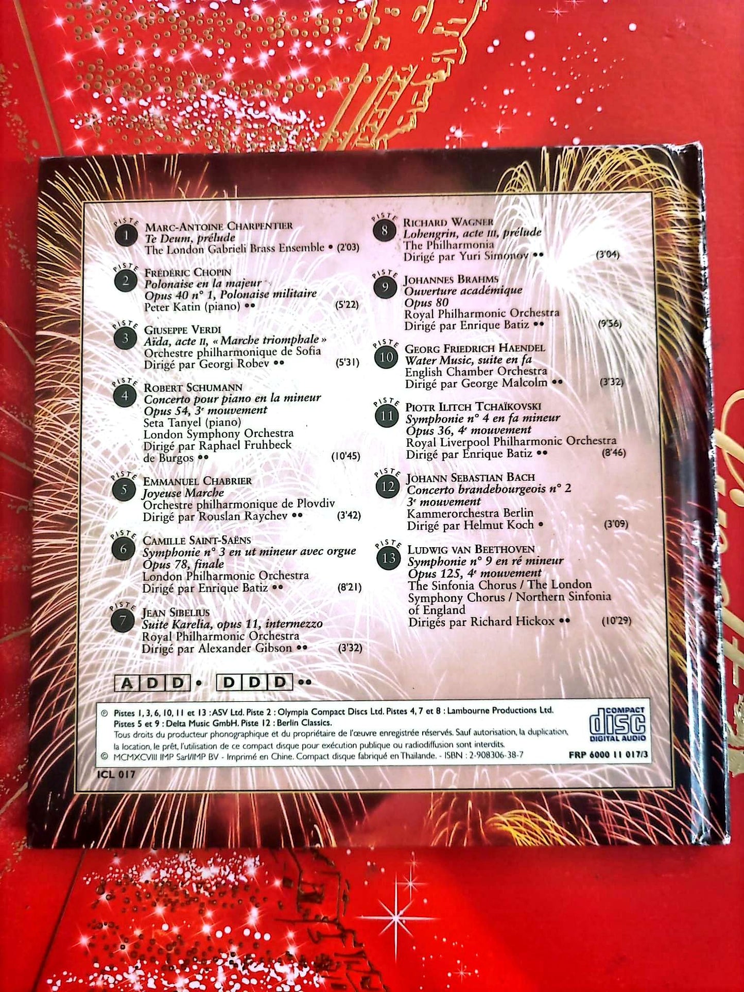 Instants Classiques – Fêtes et célébrations – Musique classique – Livre + CD Audio inclus cd livre