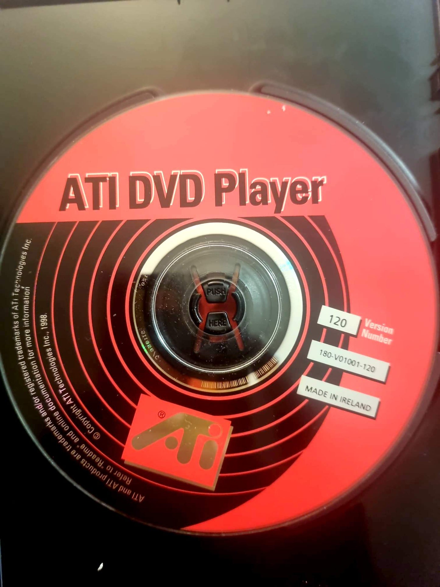 ATI DVD Player – Logiciel Lecture DVD PC – CD-ROM – Avec boîtier – Fonctionnel