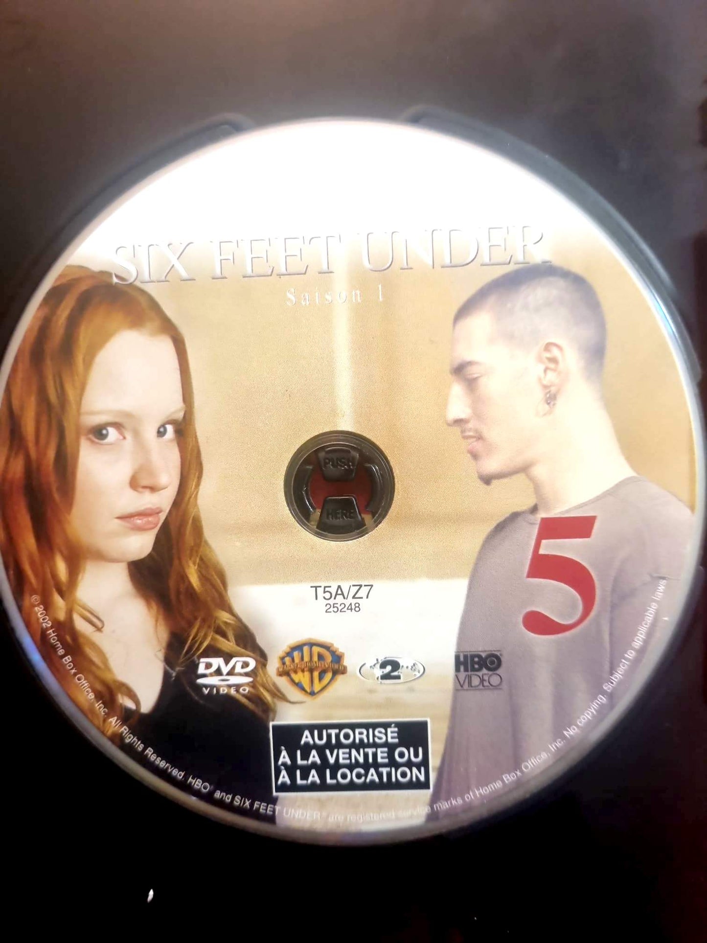 Six Feet Under – Saison 1 – DVD Série TV HBO – Disque 5 – Avec boîtier – Fonctionnel