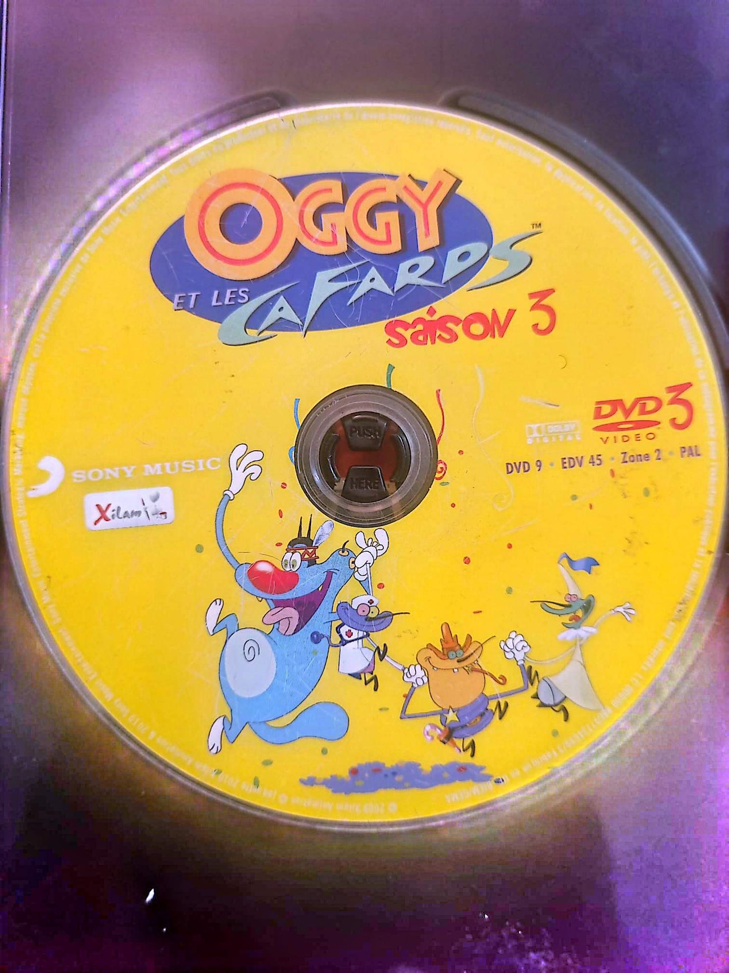Oggy et les Cafards – Saison 3 – DVD 3 – Sans boîtier – Fonctionnel