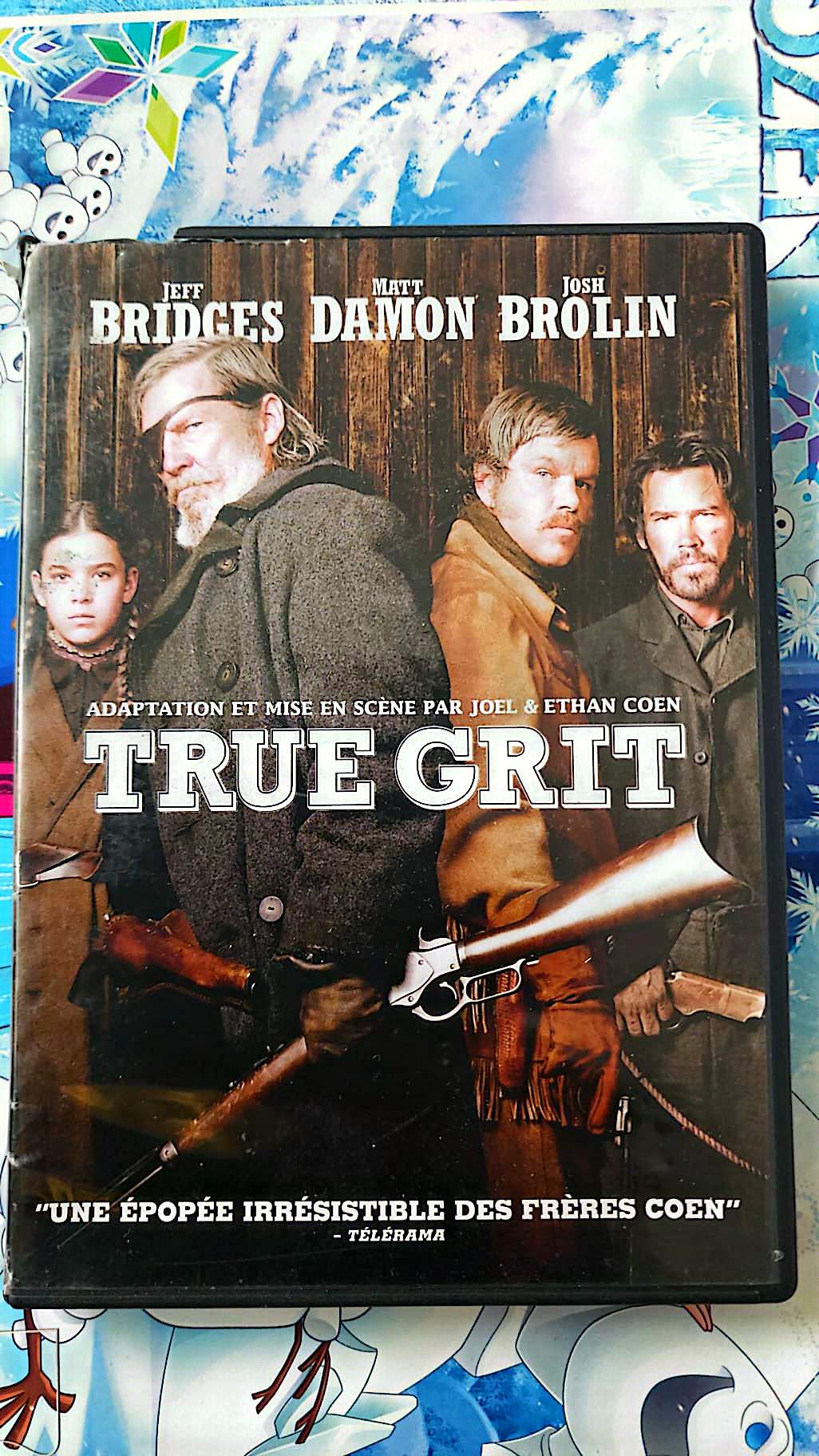 True Grit DVD Western Jeff Bridges Matt Damon Josh Brolin Version Française Anglaise