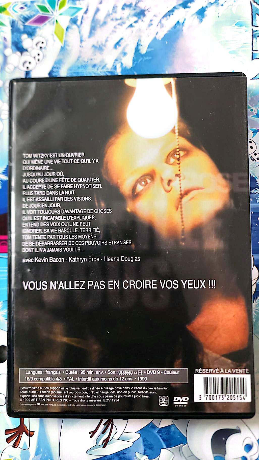 Hypnose DVD Film Thriller Fantastique Kevin Bacon David Koepp Version Française