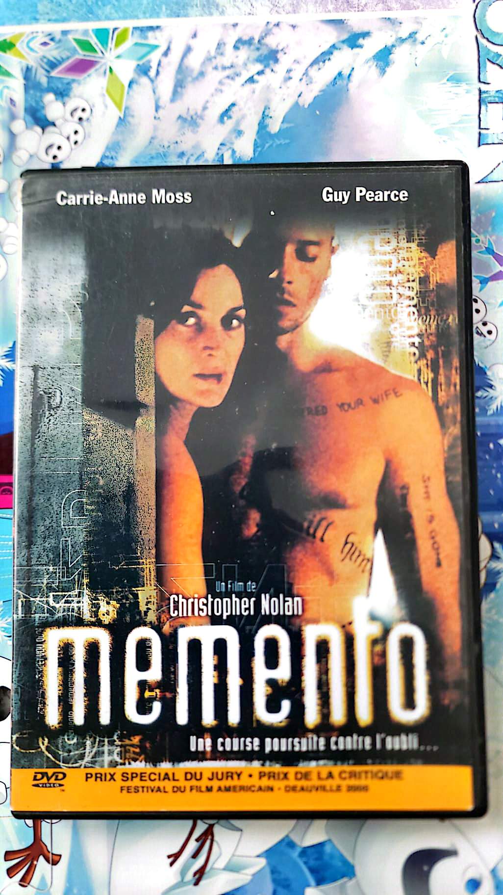 Memento DVD Film Thriller Psychologique Christopher Nolan Guy Pearce Version Française