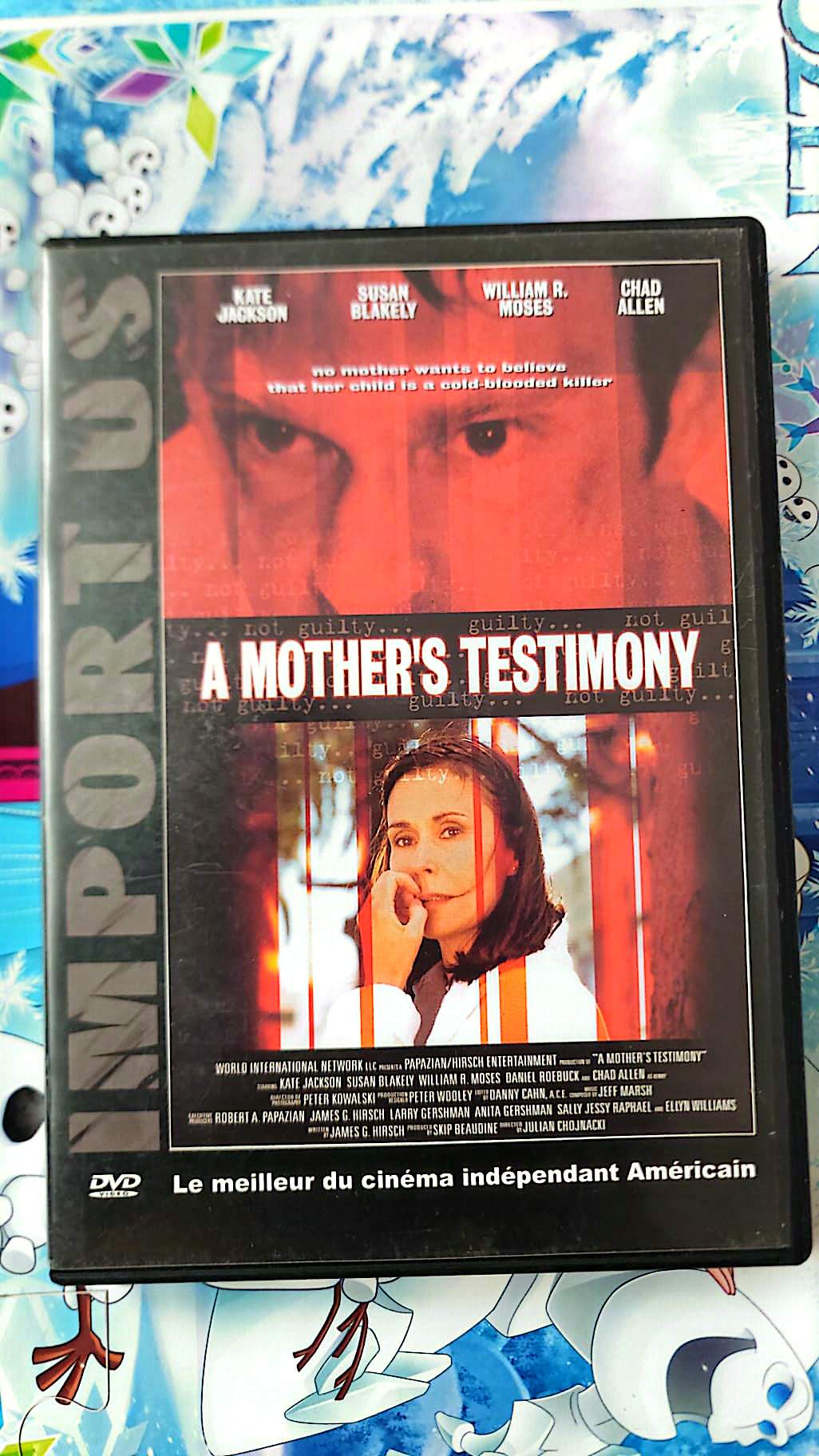 A Mother's Testimony DVD Film Policier Drame Thriller Kate Jackson Version Française