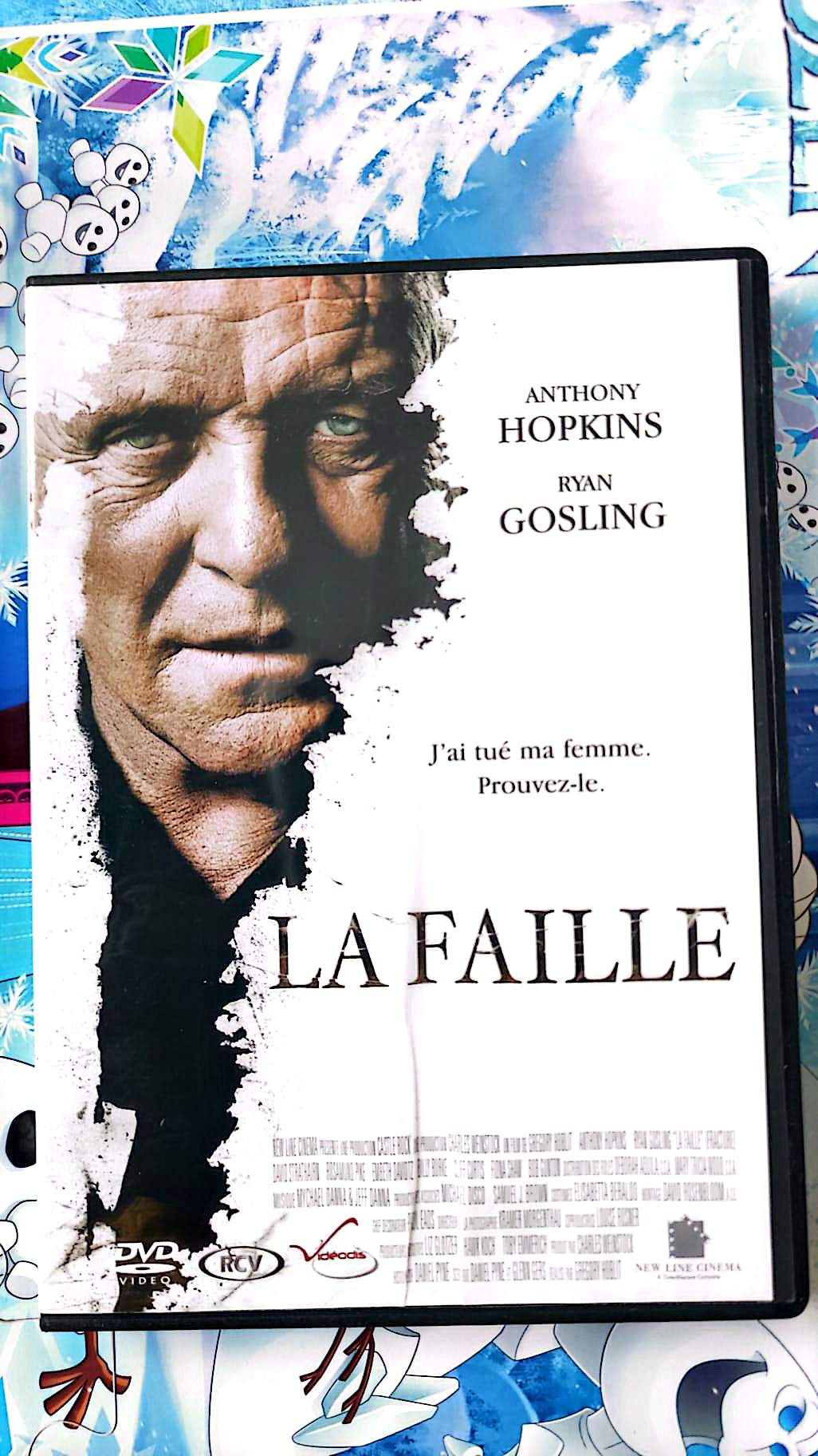 DVD La Faille – Anthony Hopkins Ryan Gosling – Thriller Policier Suspense – Film DVD Français Anglais