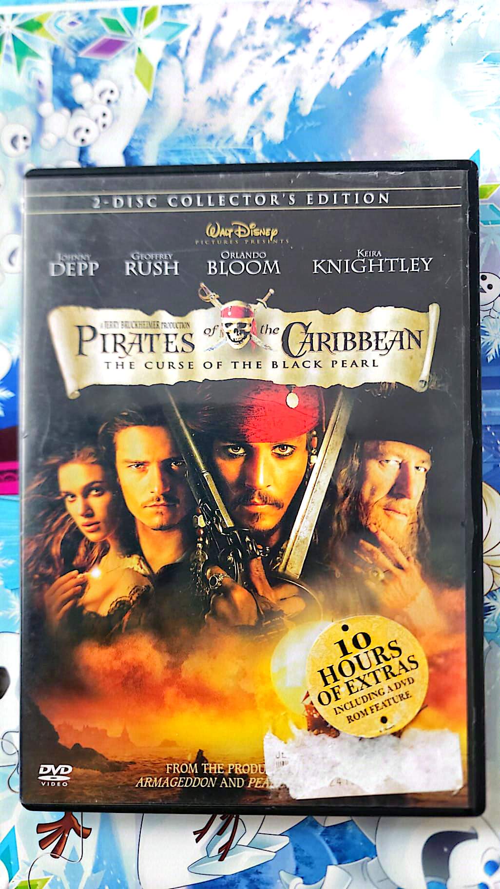 Pirates des Caraïbes La Malédiction du Black Pearl DVD Collector 2 Disques Johnny Depp Orlando Bloom Keira Knightley Film Aventure Fantasy