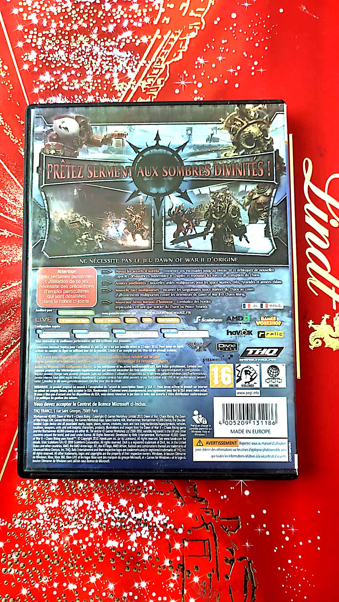 jeu pc dawn of war chaos rising II vendu en bon etat par blaspo