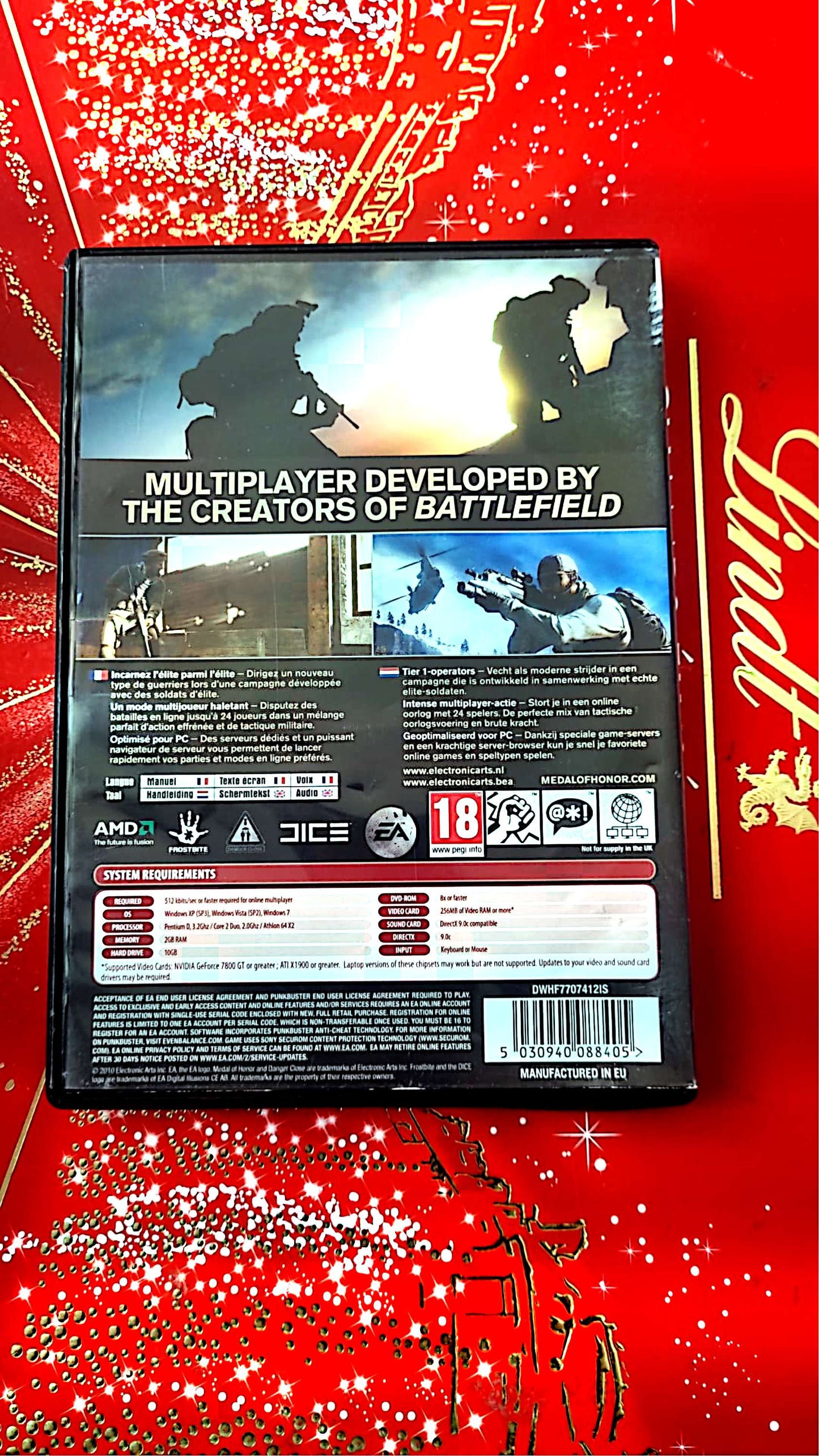 jeu pc medal of honor vendu en bon etat par blaspo