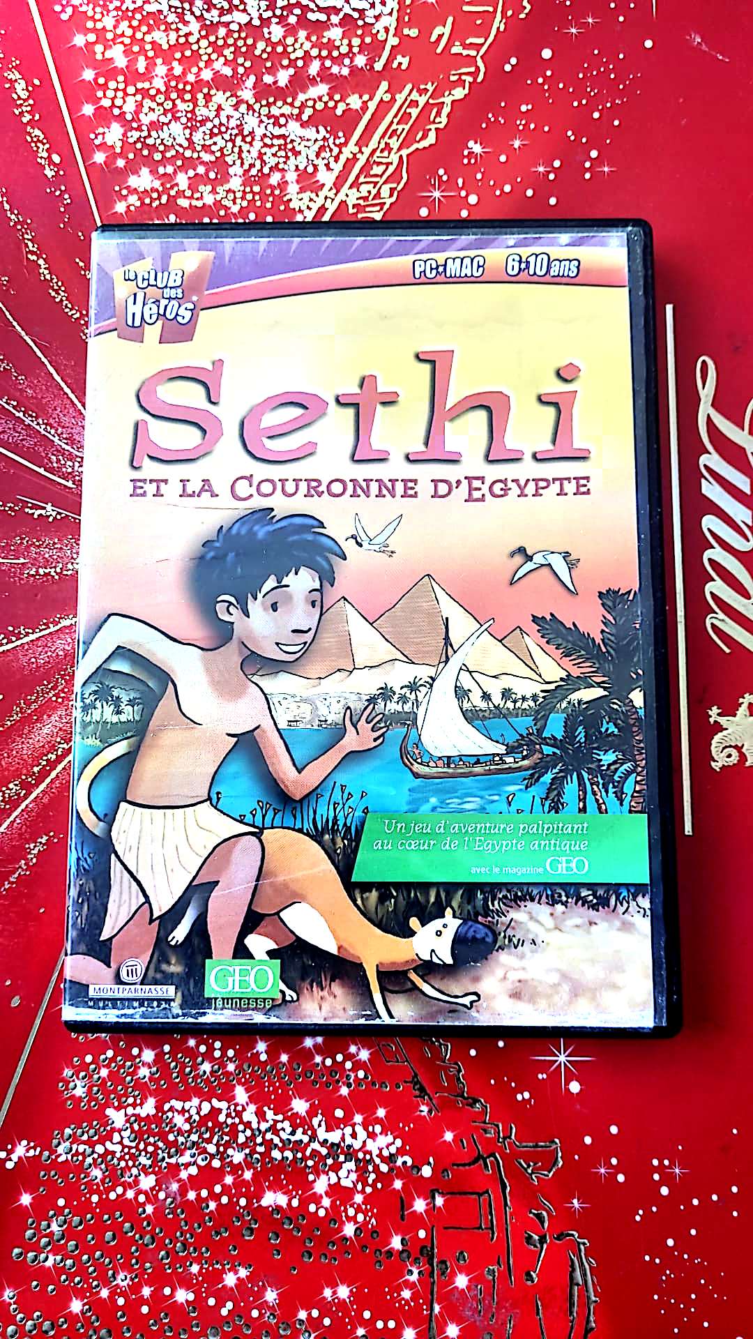 jeu pc sethi et la couronne d'egypte vendu en bon etat par blaspo