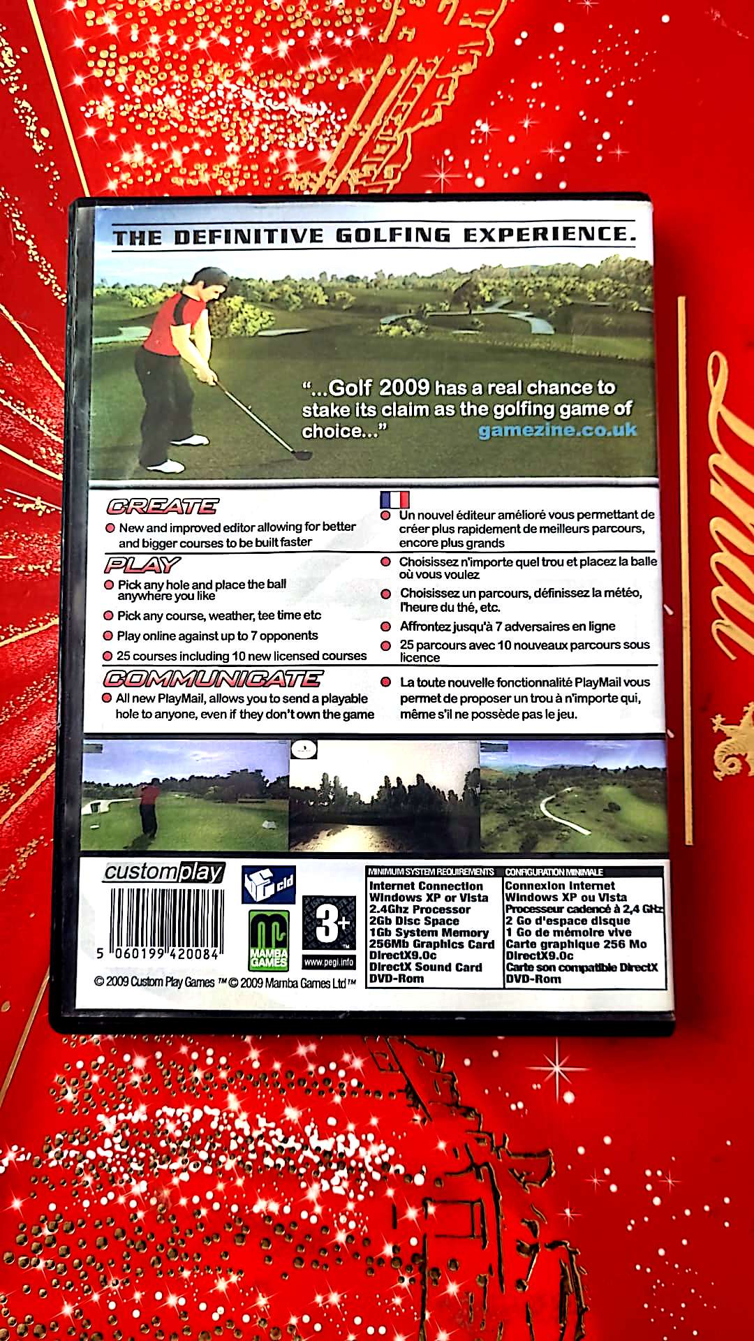 jeu pc golf 2009 vendu en bon etat par blaspo
