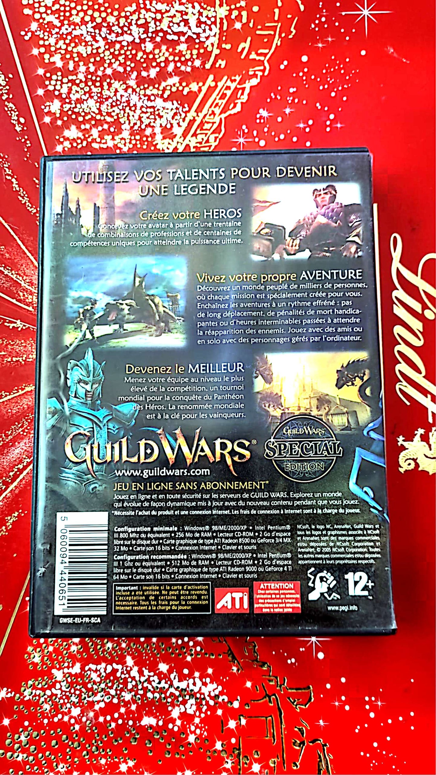 jeu pc guild wars special edition vendu en bon etat par blaspo