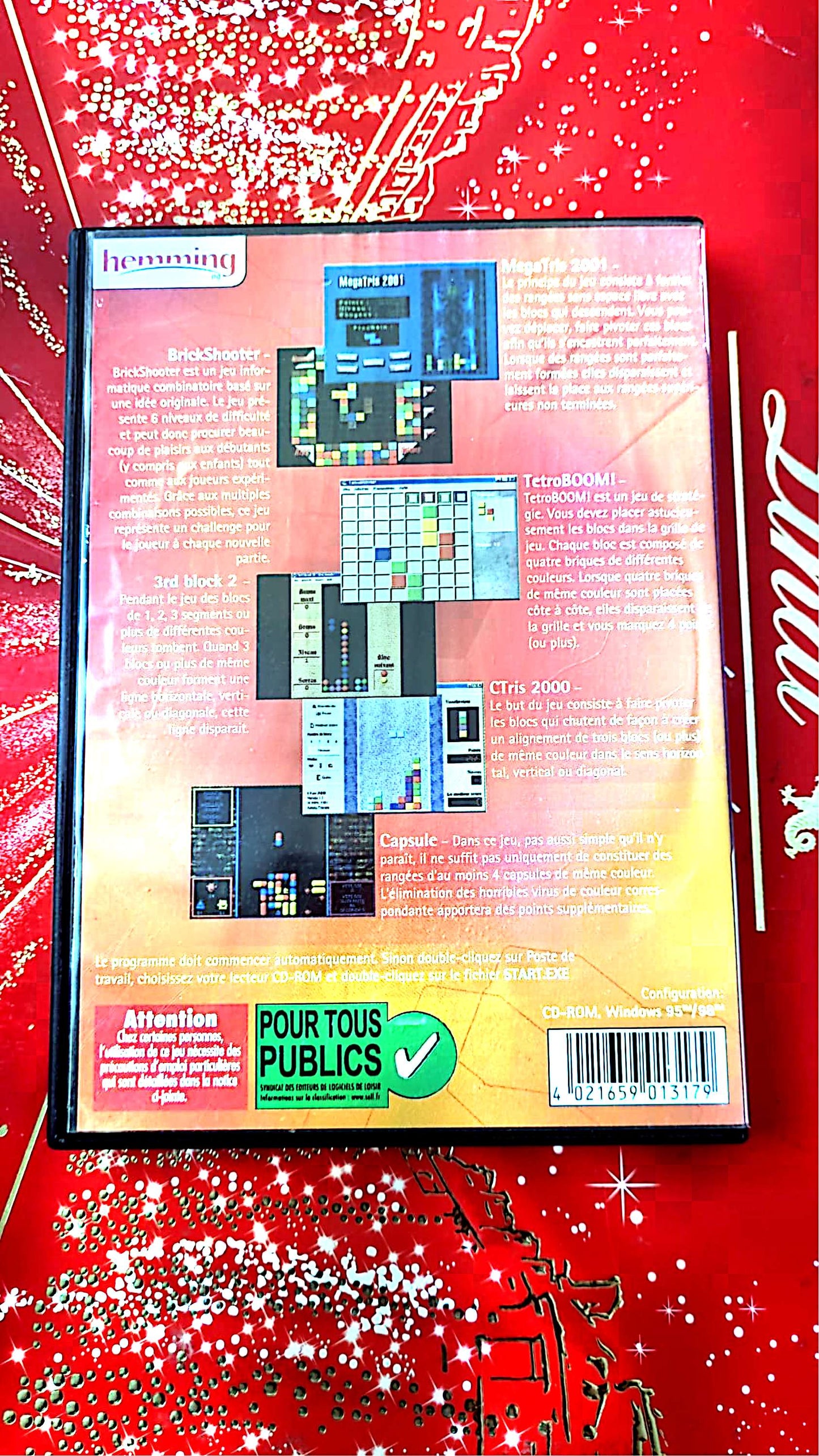 jeu pc tetrix classics vendu en bon etat par blaspo