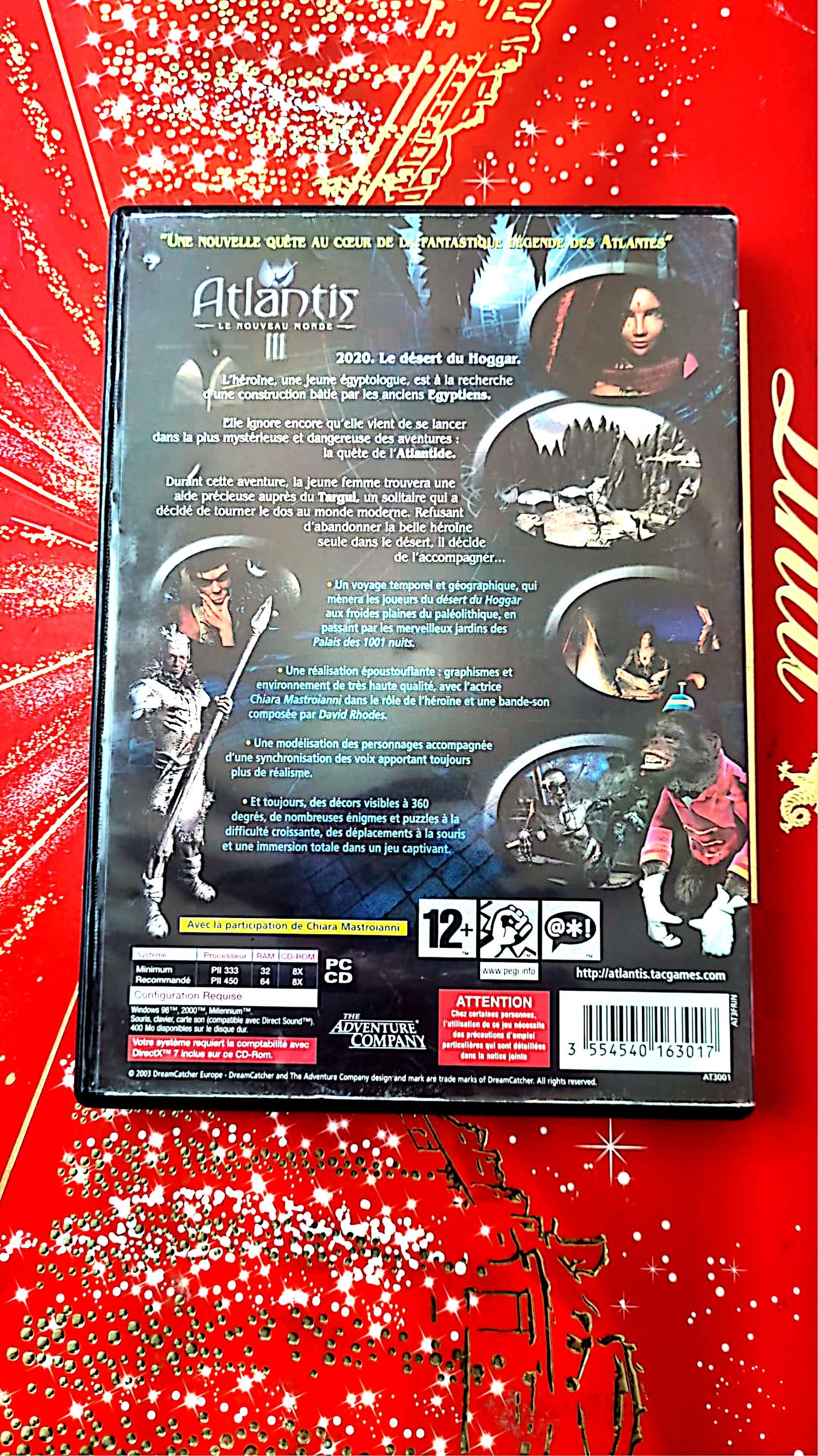 jeu pc atlantis III le nouveau monde vendu en bon etat par blaspo