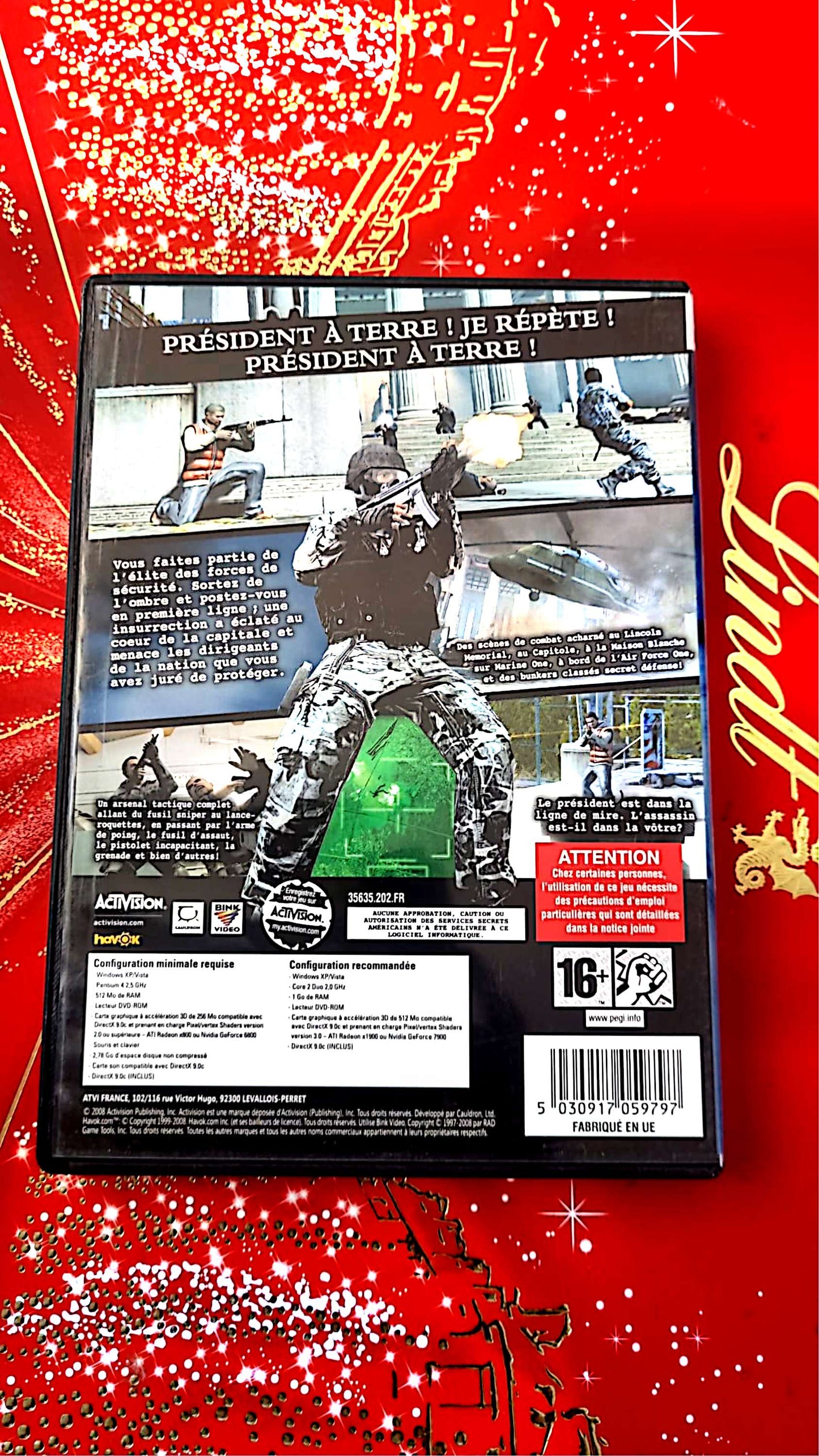 jeu pc secret service vendu en bon etat par blaspo