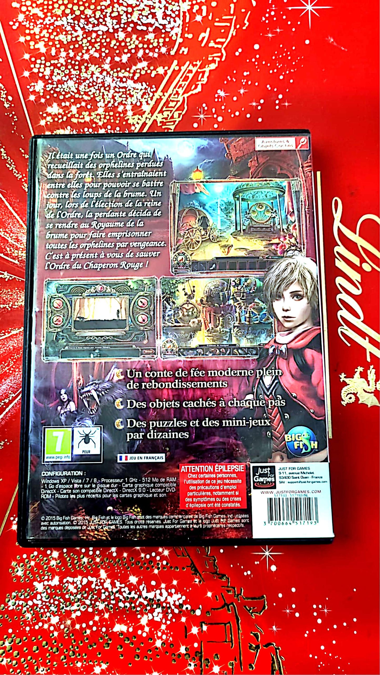 jeu pc dark parables l'ordre du chaperon rouge vendu en bon etat par blaspo