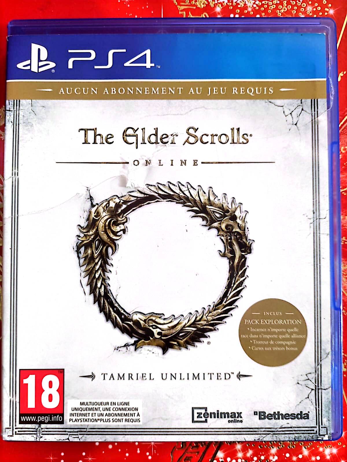 The Elder Scrolls Online Tamriel Unlimited – PS4 – Jeu vidéo RPG – Version française jeu ps4